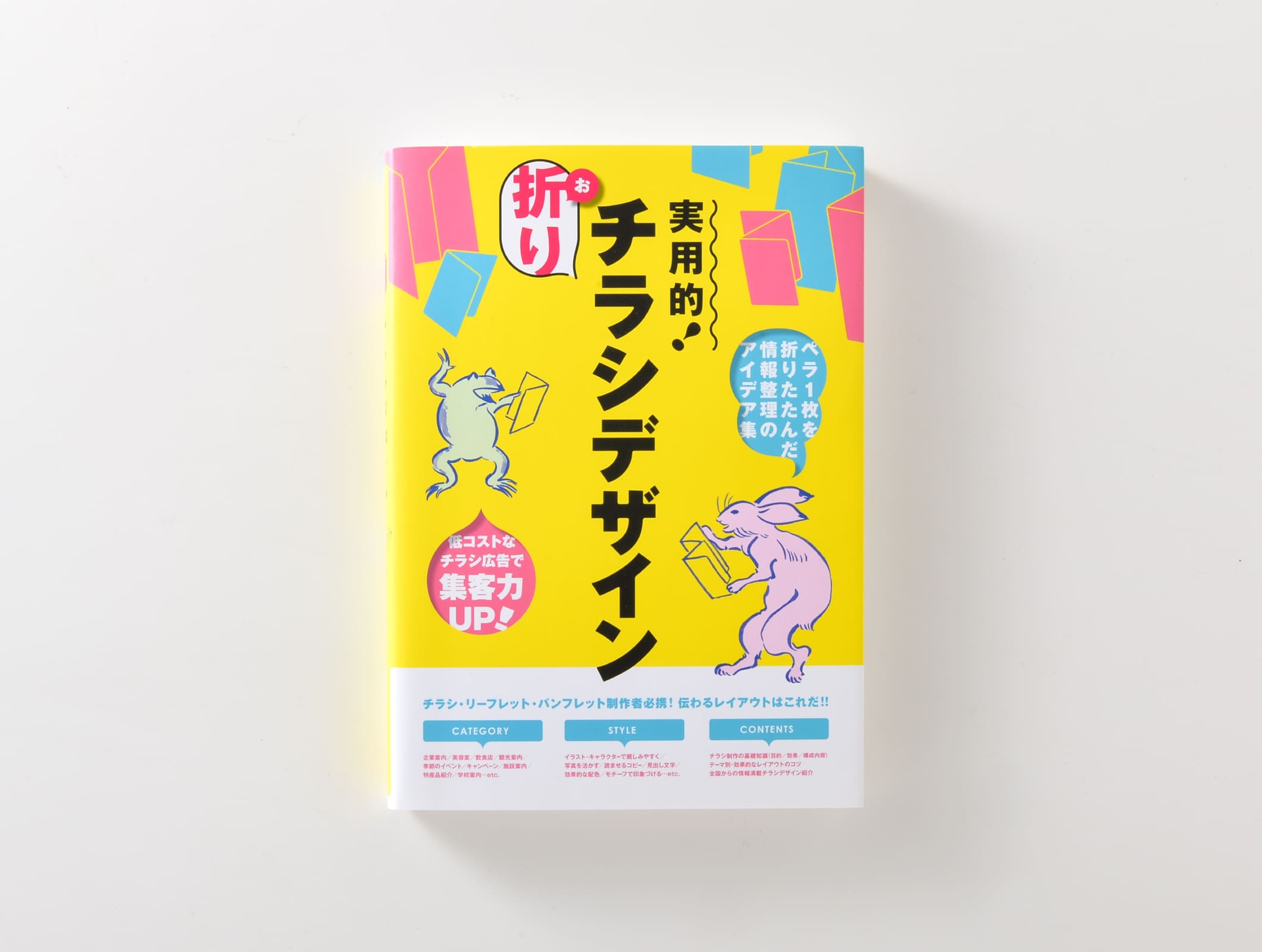『実用的! 折りチラシデザイン 〜ペラ1枚を折りたたんだ情報整理のアイデア集〜』