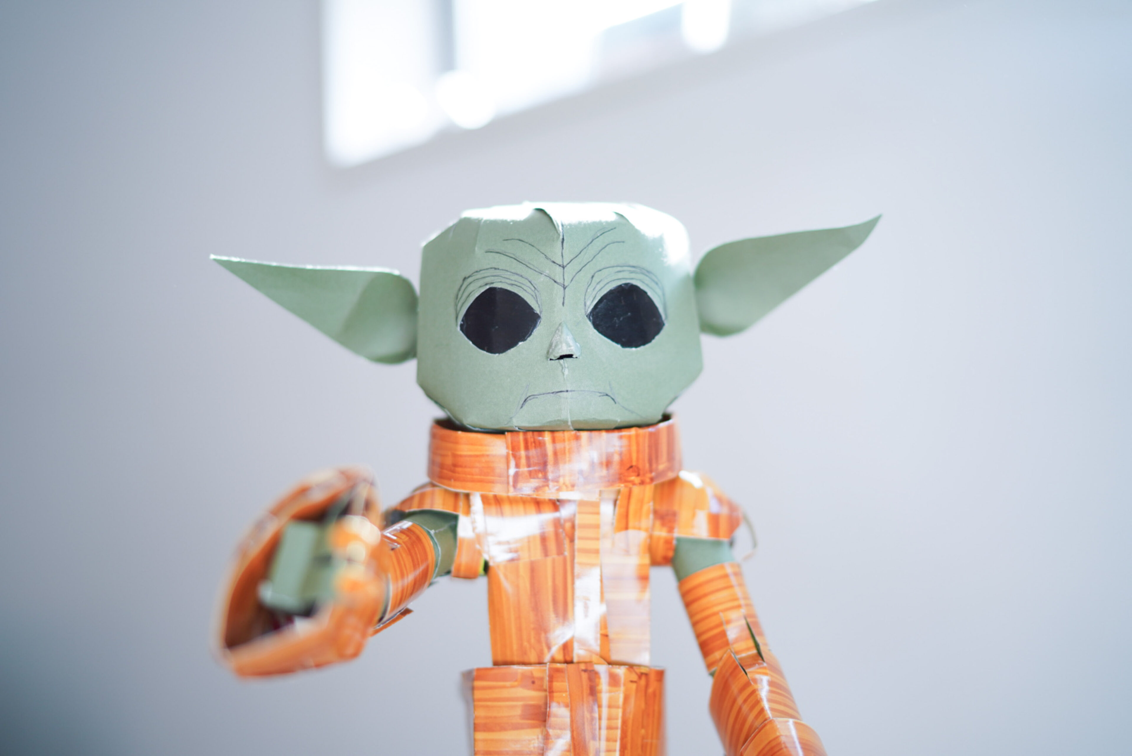 紙ロボット作家ムラタクンのSTAR WARS Grogu&Yoda
